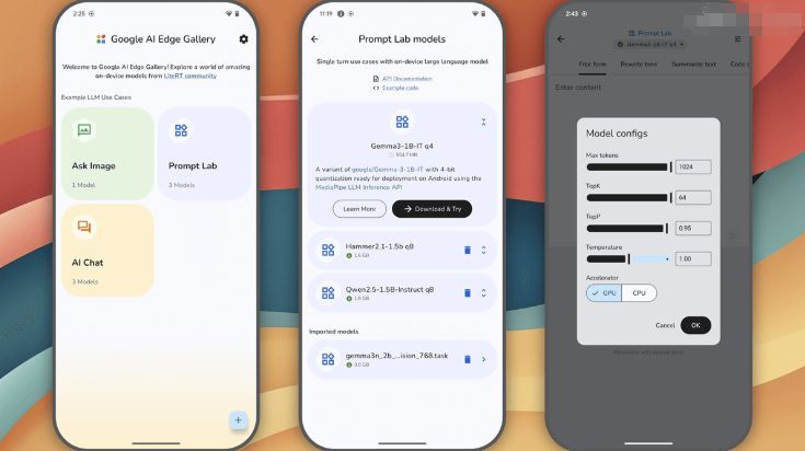 Google Al Edge Gallery-支持离线运行AI模型无需联网即可使用